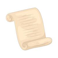 Illustration of Graduation Scroll vector