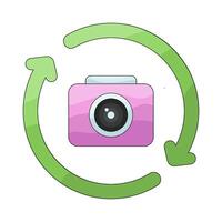 Camera Rotating illustration vector