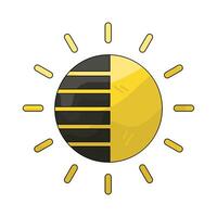 Brightness and Contrast Adjustment vector