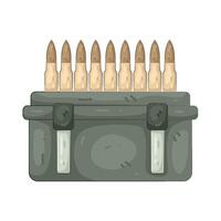 Ammunition in an Ammo Box vector