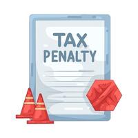 Tax Penalty with Cones vector