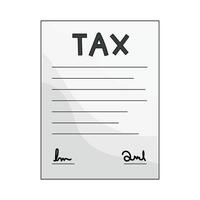 Tax Form Document vector
