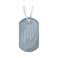 Military Dog Tag vector