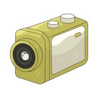 Compact Action Camera vector