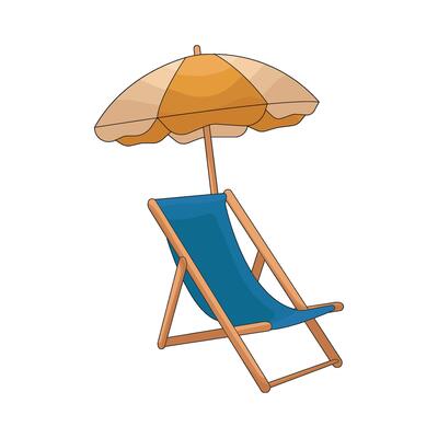 Beach Chair with Umbrella