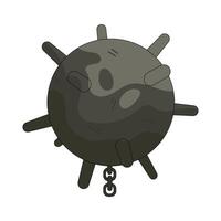 Underwater Sea Mine vector