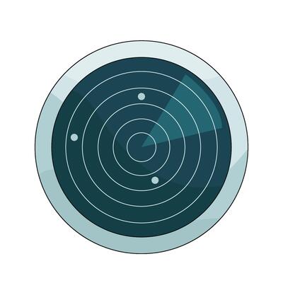 Illustration of Radar Scanning