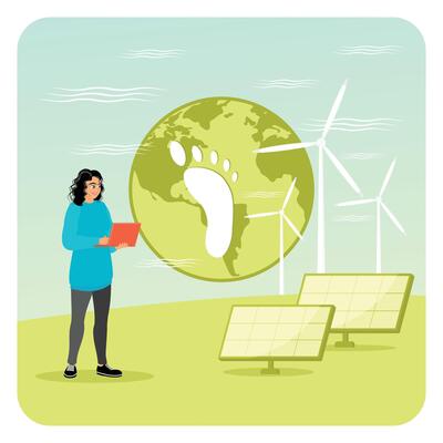Sustainable Energy with Carbon Footprint and Renewable Technologies.