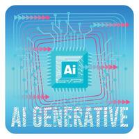 Technology Concept with Circuit Board and Processor. vector
