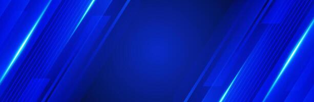 Modern gradient diagonal lines background in dark blue. Futuristic digital concept with glowing effect. Website, cover, banner, template, presentation. vector