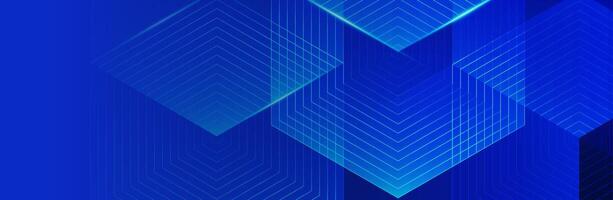 Abstract blue background, gradient, geometric, futuristic, space for text, website, poster, cover, flyer, brochure, banner, presentation vector