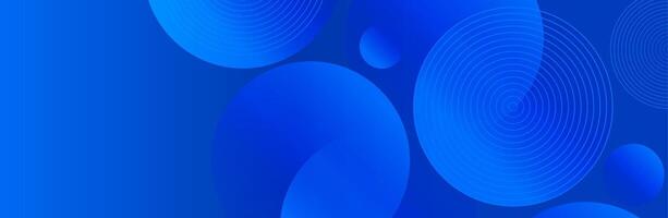 Abstract gradient blue background, circles, geometric lines, modern, banners. . Website template, presentation. vector