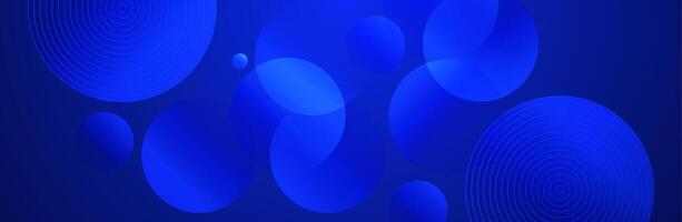 Dark blue circle background, gradient geometric lines, abstract, modern, banner, , website template, presentation vector