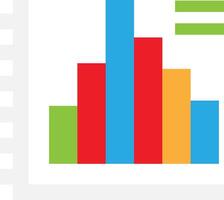 Bar Graph Analytics Fair vector