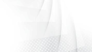 Abstract white and gray color, modern design stripes background with curve linesn and dot pattern vector