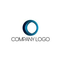 Abstract gradient company concept logo vector