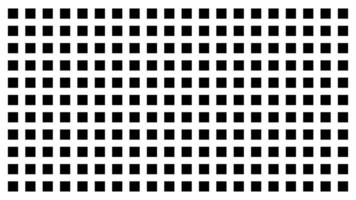 Pattern of black squares evenly distributed in a grid on white background, graphic illustration. concept of geometric design, wallpaper, abstract modern art vector