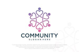 teamwork logo icon business abstract illustration. vector