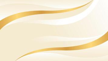 Abstract beige and gold luxury background. Elegant wave modern wallpaper. Template banner background for beauty products, sales, ads, events, and web pages vector