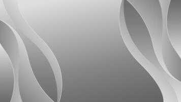 Abstract silver wave background vector
