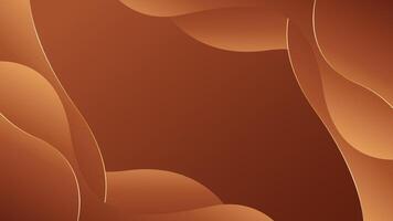Abstract bronze luxury wave background vector