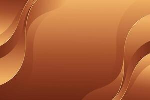 Abstract bronze luxury wave background. Elegant metallic design style for templates, banners, covers, sales, business, events, awards, websites, pages, and more vector