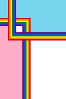 Pride design background vector
