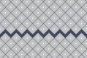White with blue stripe ethnic pattern vector