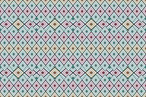 Geometric ethnic pattern vector