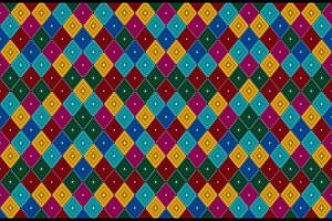 Retro ethnic pattern vector