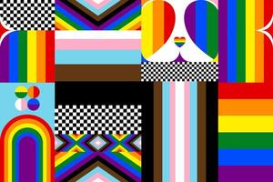 Pride pattern design vector