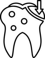 Bonding Outline Style Icon vector