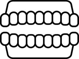 Mold Outline Style Icon vector