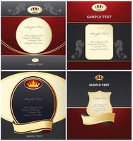 Modern Package Design Illustration - Creative Label and Branding Template vector