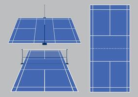 Badminton Court Diagrams and Different Layouts vector