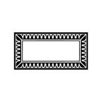 Elegant Vintage Border, Minimalist , Decorative Frame vector