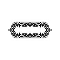 Intricate Ornamental Border, Vintage Element vector