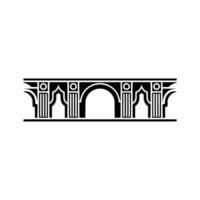 Art Deco Archway Ornament, Geometric, Ornamentation vector