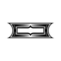Geometric Emblem, Intricate , Minimalist Aesthetic vector