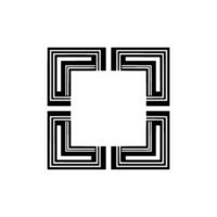 Geometric Framework, Minimalist , Negative Space vector