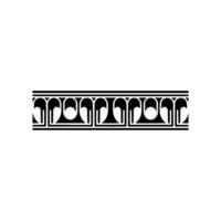 Art Deco Banding Geometric Ornamentation, Minimalist vector