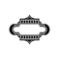 Art Deco Frame, Elegant Border, Vintage , Minimalist Layout, Ornament vector