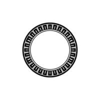 Geometric Circle Frame, Classical , Minimalist vector