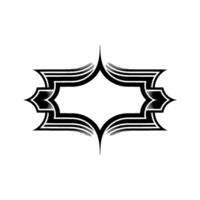 Geometric Ornament, Minimalist , Abstract Frame vector