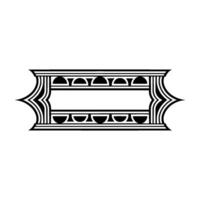 Geometric Frame, Art Deco , Minimalist Ornamentation vector