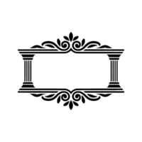 Elegant Vintage Frame, Decorative Border, Classical vector