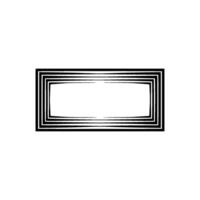 Geometric Frame, Minimalist , Negative Space, Rectangle vector