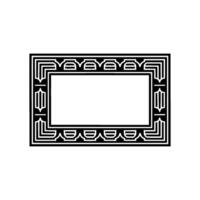 Geometric Frame, Minimalist , Abstract Border, Modern Layout vector