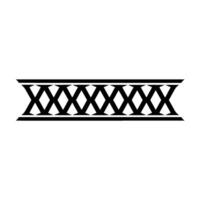 Geometric Border, Minimalist , Linear Pattern vector