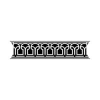 Intricate Byzantine Border, Geometric Ornamentation vector